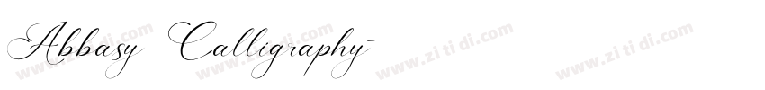 Abbasy Calligraphy字体转换 Abbasy Calligraphy字体转换
